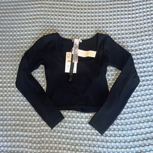 Zara Black Long Sleeve Women's Top